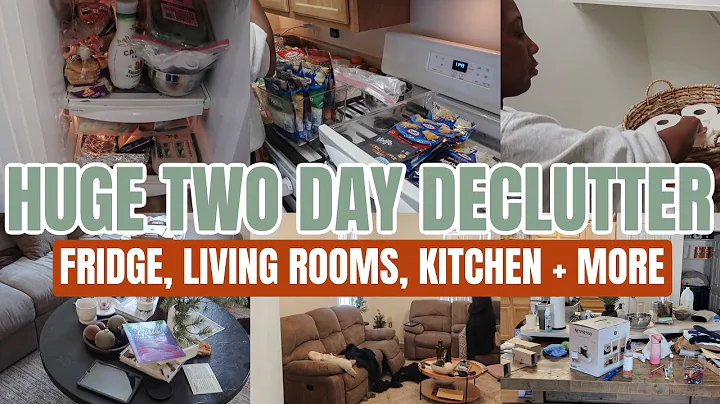 HUGE TWO DAY CLEAN ORGANIZE AND DECLUTTER | EXTREME CLEANING MOTIVATION | 2025 CLEAN WITH ME