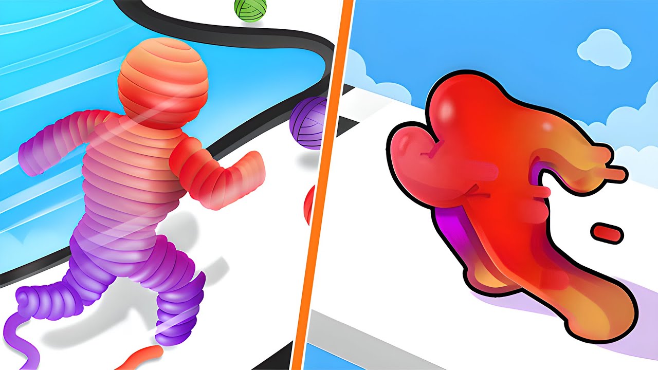 Blob Runner 3D | Rope-Man Run Trailer New Update Gameplay Walkthrough 4K GKA6