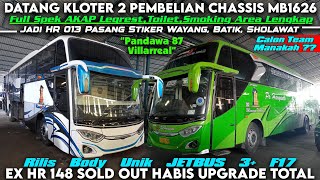 Datang Chassis Mercy 1626 Kedua Po. Haryanto Dari Pandawa 87 Calon AKAP, HR 148 Rombak Jetbus F17