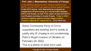 Why is Ukraine the West's Fault? Featuring John Mearsheimer (précis)