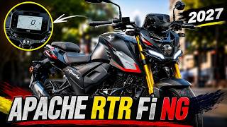 ¡LA NUEVA APACHE RTR NG 2027 ES UNA LOCURA! 😱 Control de Tracción, TFT y MÁS Tecnología que Nunca!