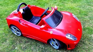 Hey guys check out this cool red ferrari fever f430 electric toy car
ride on. we hope you enjoyed watching, if like video then please
subscribe to o...