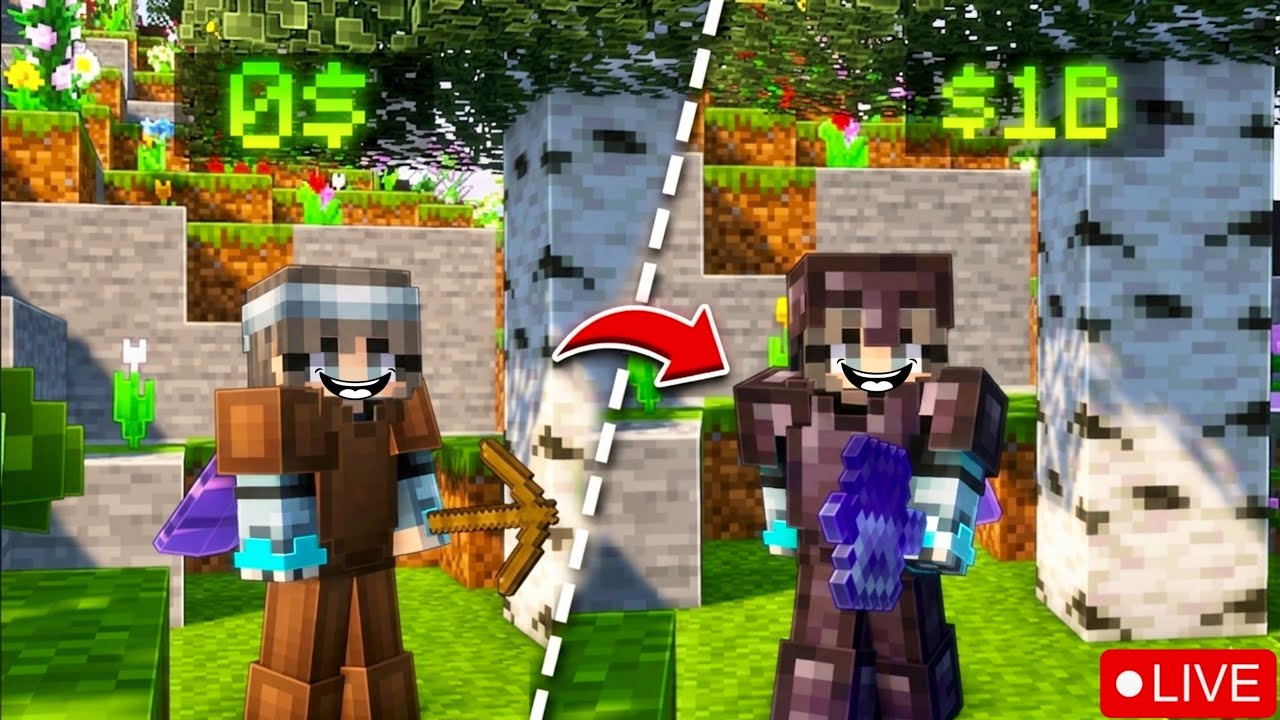 MINECRAFT BLOCK FUN LIVE 🔥 Public SMP + Crazy PvP & Fun Moments - YouTube
