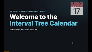 Interval Trees Explained for Beginners 📅 (Data Structures in C++: Overlap Search & Augmented BST)