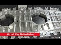 Aircraft Wing Rib Machining on FlexiCAM CNC Machining Center