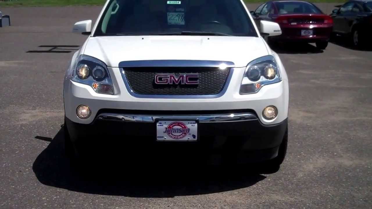 2009 GMC Acadia SLT1 AWD at Johnson Motors in St. Croix Falls YouTube