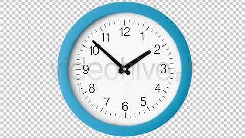 Time Lapse Clock - 2 Traditional Clocks ALPHA LOOP - Stock Footage from Videohive