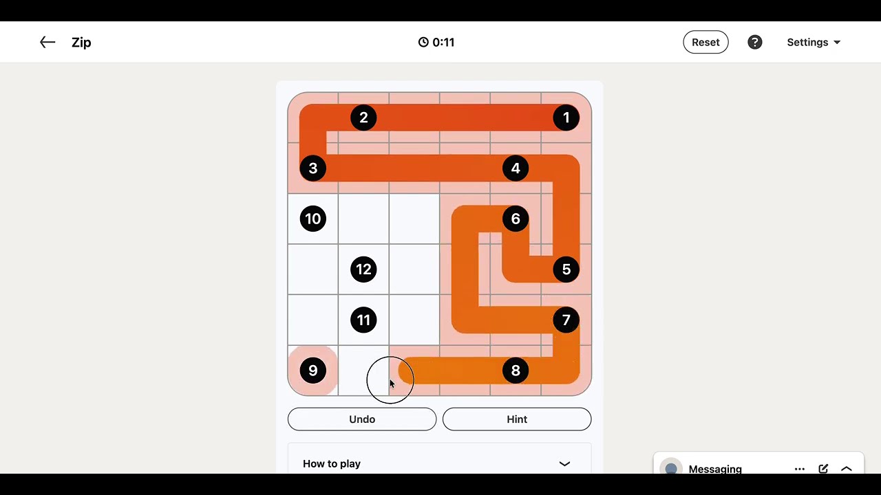 LinkedIn Zip Answer Today | 28 September 2026 - Puzzle #560