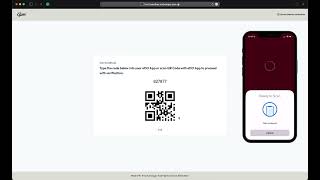 Authologic - desktop computer + eDO App government issued digital ID screenshot 2
