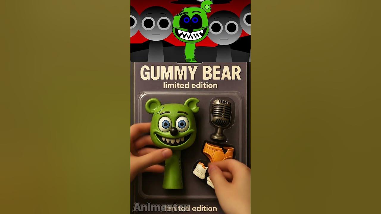 Incredibox Sprunki OC - Gummy Bear Song (Unboxing Action Figure)!