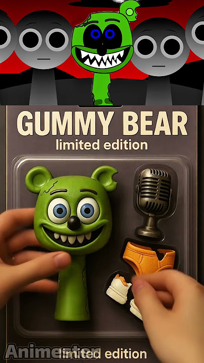 Incredibox Sprunki OC - Gummy Bear Song (Unboxing Action Figure)!