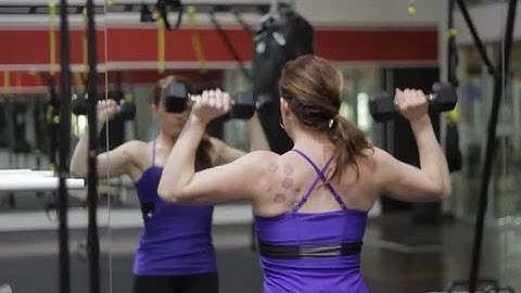 Bicep Curl to Overhead Press : Stretching & Muscle Strengthening