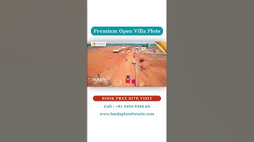 Open Villa Plots for sale Near Mumbai Highway @Rudraram, Patancheru | IIT Kandi | Gitam university