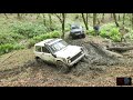 Настоящая OFF-ROAD битва внедорожников Pajero,Уазы,Нива,и Котлета V8   Часть 1