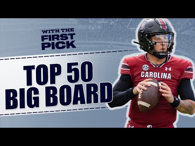 UPDATED Mel Kiper 2024 NFL Draft Big Board - Top 25 Draft Prospects Ft.  Michael Penix & Brock Bowers 