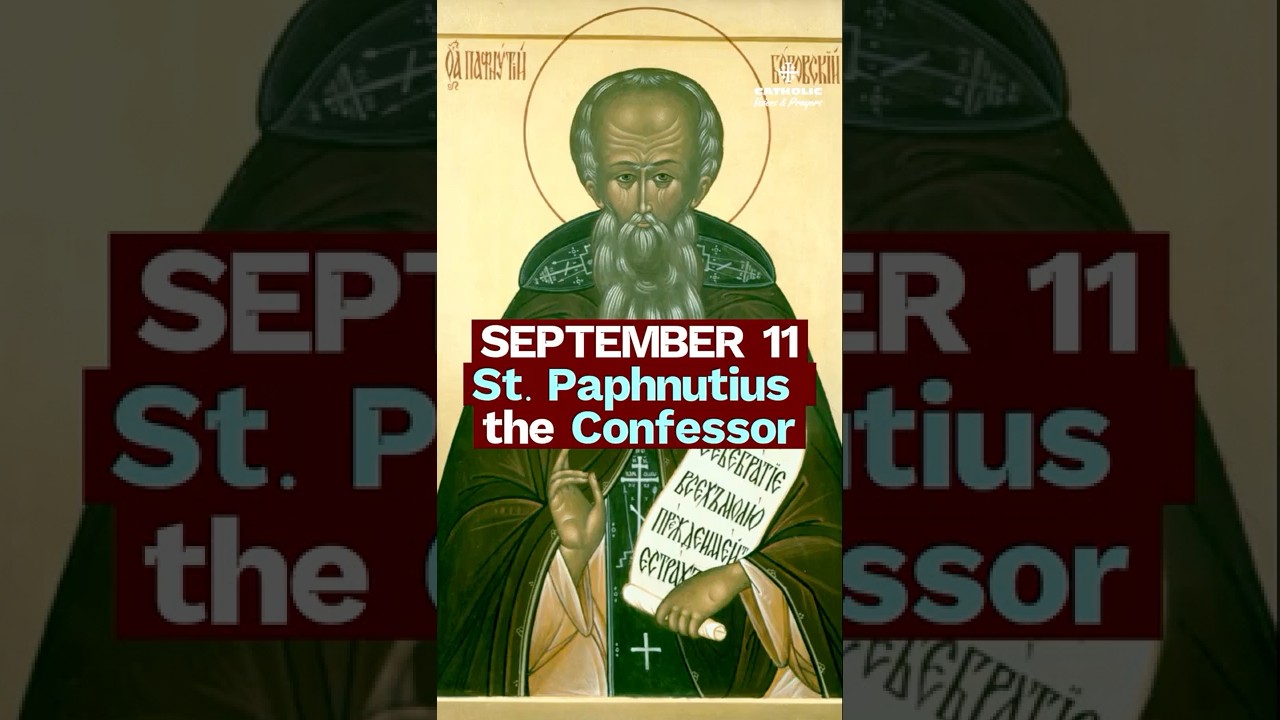 The Bishop Who Bore the Scars of Persecution | St. Paphnutius (Sept 11)