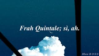 Video thumbnail of "Sì, ah - Frah Quintale[SUB. español e italiano]"