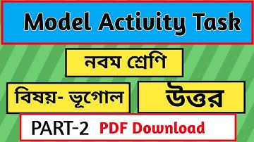 class 9 model activity task 2 geography
