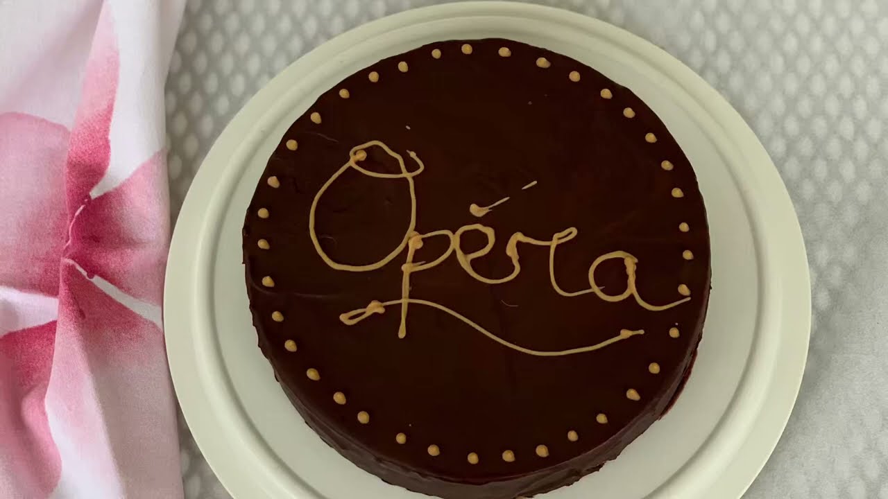 Opéra recette CAP pâtissier