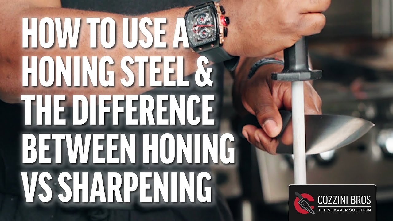 Cozzini Bros | How to Use a Honing Steel & Difference Between Honing vs Sharpening