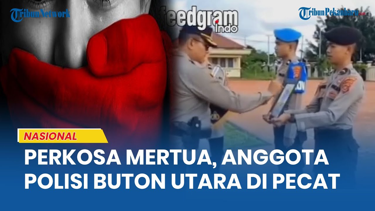 Oknum Polisi Diduga Perkosa Mertua di Buton Utara Resmi Dipecat