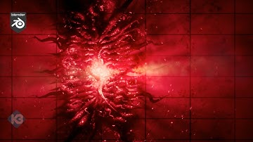 How to Make a Stranger Things 4 Gate Effect - Blender Geometry Nodes