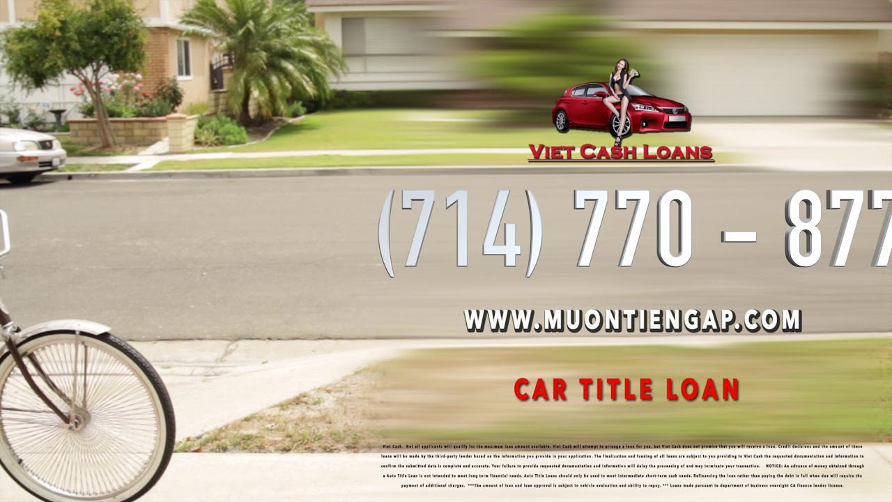 VIET CASH CAR TITLE LOAN VC15S 714 Breaking news YouTube