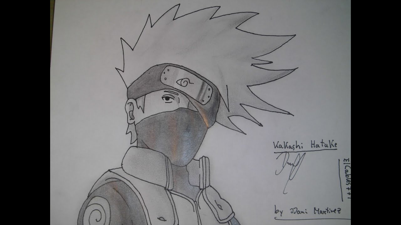 Como dibujar a Kakashi. 