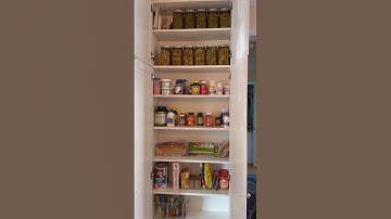 Pantry organization😍 #pantryorganization #organizedhome #organization #pantryrestock #shorts #short