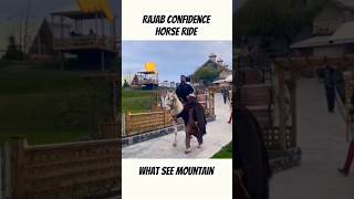 Rajab Confidence Horse Riding In Muree #rajabvlogs #shortvideo #reels #viral #tiktok #song #drama