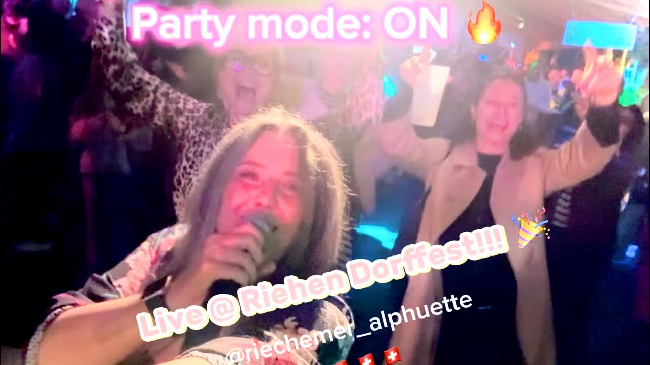 Partyband Live Highlights@Riehen Dorffest🇨🇭 Liveband Schweiz für Events, Hochzeiten & Firmenfeiern