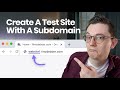 How to Create a Free Test Site with a Subdomain - on Hostinger