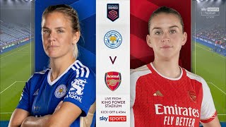 WSL 2023/24. Matchday 6. Leicester vs Arsenal