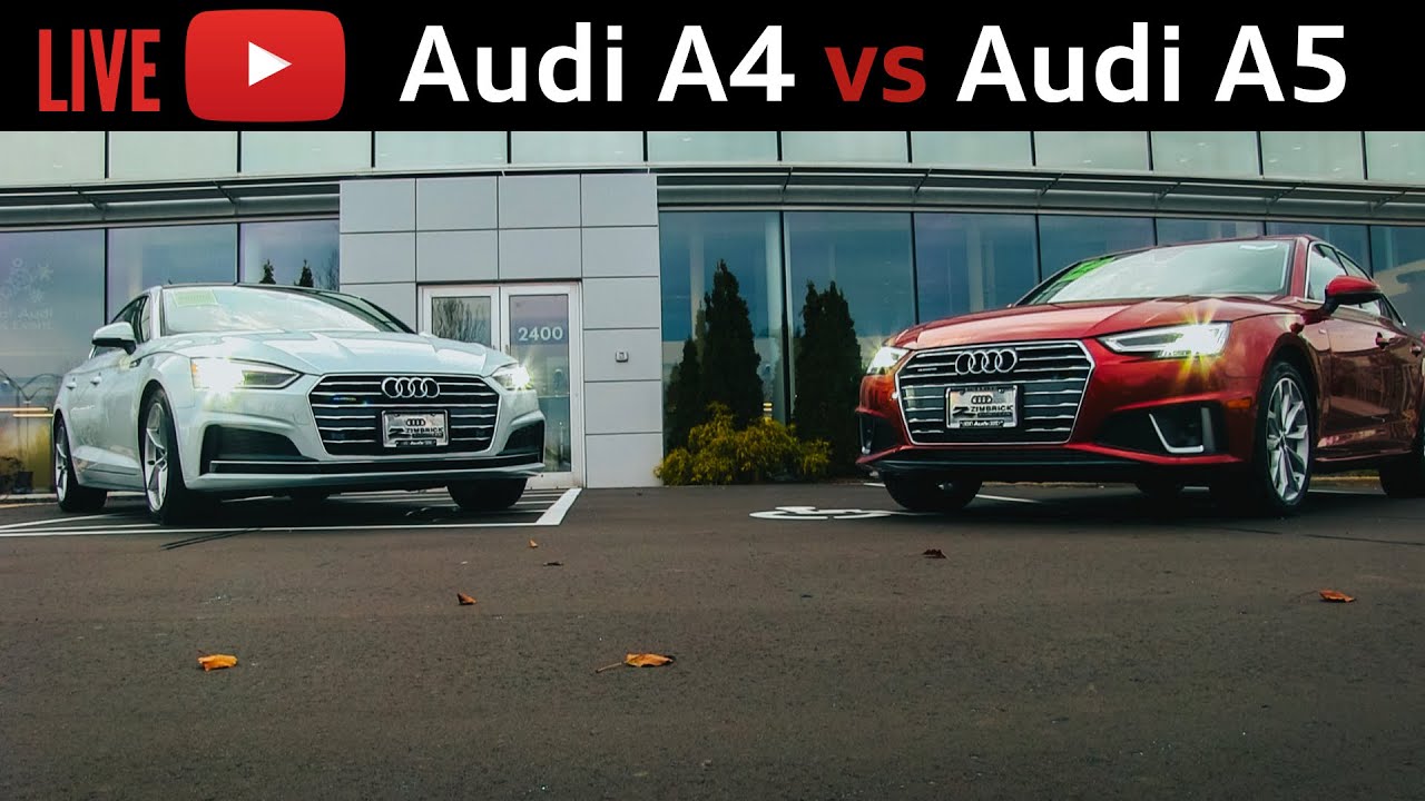 Audi A4 vs A5 sportback: What's the difference? - YouTube