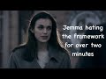 Jemma Simmons hating the framework for over 2 minutes