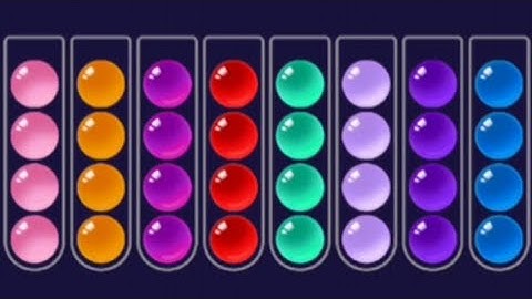 Color Ball Sort, Puzzle Game, #games #gaming #puzzle #gameplay #colors #puzzlegame #shots #usa