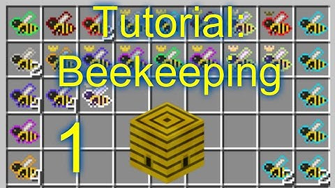 Minecraft Tutorial: Beekeeping [HD] (Forestry Mod)--#1--Getting Started