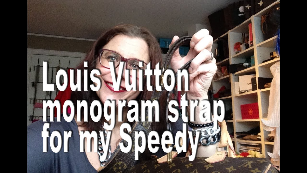 Monogram Louis Vuitton strap for My Speedy - YouTube