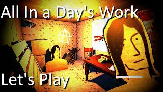 All In a Day's Work | Horror Game Let's Play | There's something off about this movie studio... screenshot 4