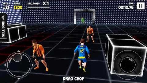 That Skill Run! 1 664 points on Level 21 in the #SkillTwinsFootballGame @SkillTwins