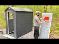 We Transformed a Shed into an Outhouse: START to FINISH