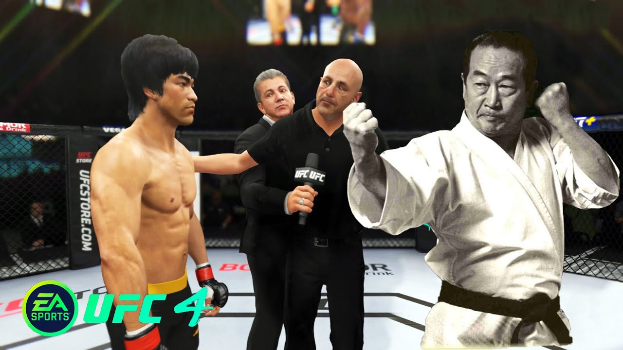 UFC4 Bruce Lee vs Karate Master EA Sports UFC 4 - YouTube