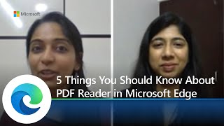 ignite | march 2021 | 5 things you should know about pdf reader in microsoft edge