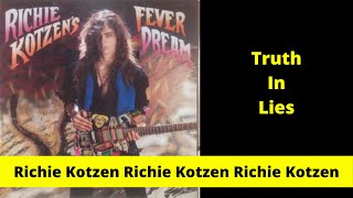 Richie Kotzen Fever Dream Truth In Lies