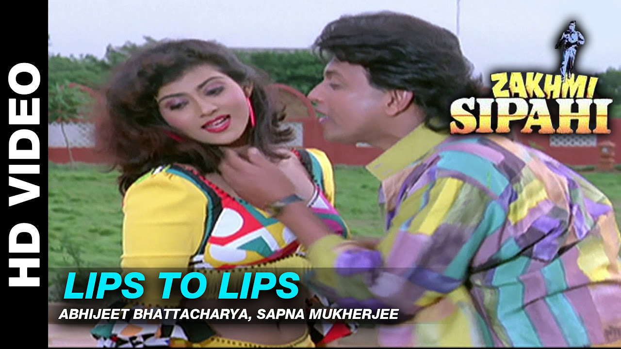 Lips To Lips   Zakhmi Sipahi  Abhijeet Bhattacharya Sapna Mukherjee  Mithun Chakraborty