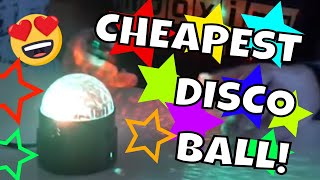 Bargain Basement Amazon Disco Ball With Sound To Light & Remote Control