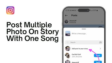 How to Post Multiple Photo On Instagram Story With One Song