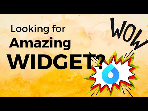 OVERDROP an amazing widget and weather app.