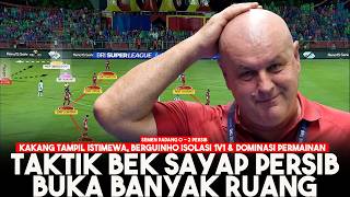 Bojan Hodak Pakai Taktik Bek Sayap Terbalik U0026 Buka Banyak Ruang  Semen Padang 0  2 Persib