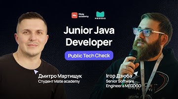 Tech check: Java Junior Developer | MEGOGO & Mate academy